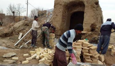 آغاز مرحله نخست مرمت حمام تاریخی روستای غرقاب گلپایگان آغاز مرحله نخست مرمت حمام تاریخی روستای غرقاب گلپایگان