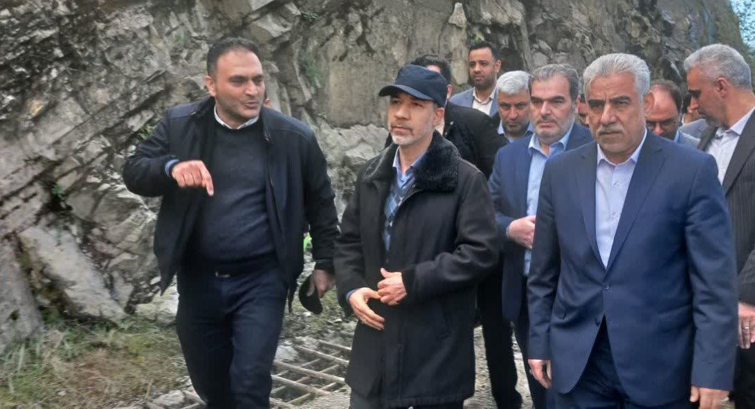 بازدید وزیر نیرو از سد شفارود