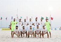 پیروزی پر گل تیم ملی فوتبال ساحلی با در خشش بازیکنان بوشهری