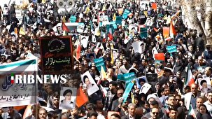 خروش مردم لرستان در روز جهانی قدس
