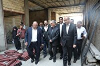 بازدید وزیر فرهنگ از پروژه کتابخانه مرکزی کرمانشاه
