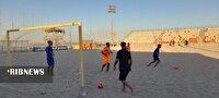 تمرینات آماده‌سازی پیش فصل تیم فوتبال ساحلی پارس جنوبی در بوشهر