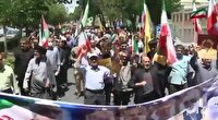 راهپیمایی مردم چهارمحال و بختیاری در محکومیت حمله تروریستی رژیم صهیونیستی