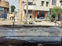 رهاسازی کنده کاری در خیابان طیب پاکمهر خرم آباد دردسرساز شد