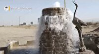 تأمین آب بوستان جنگلی ۱۵ خرداد