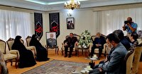 دیدار مدیران رسانه‌ها با خانواده شهید سلامی