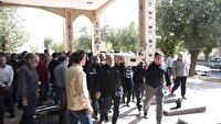 تشییع مادر شهید عبدالله احمدی باصیری در بروجن