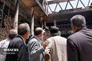 بازدید هنرمندان پیشکسوت از ساختمان شیشه‌ای صدا و سیما