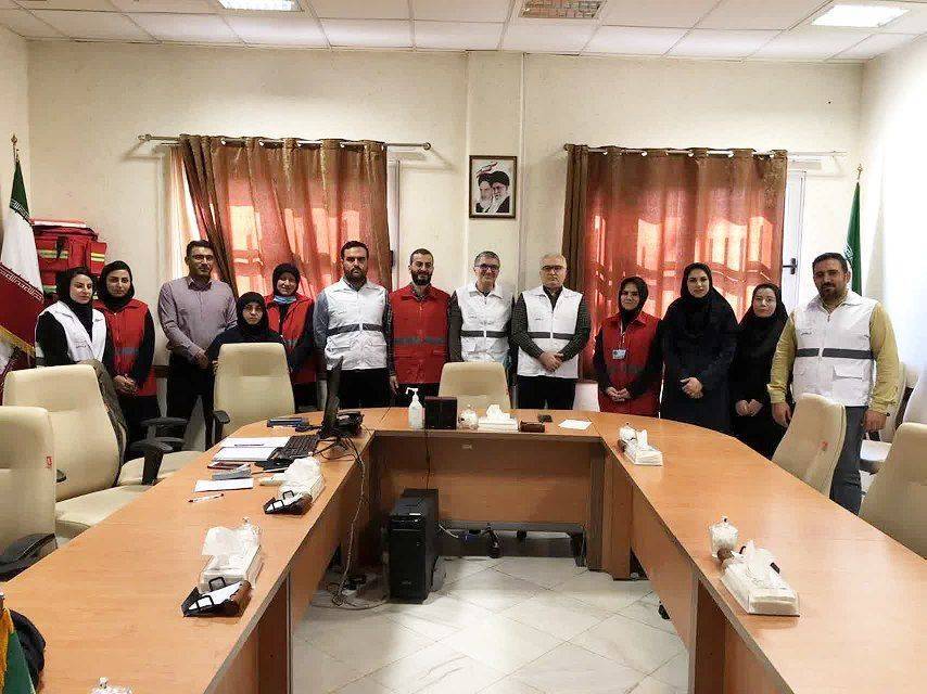 برگزاری مانور قطع سیستم HIS در بیمارستان امام رضا (ع) اردبیل