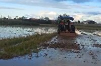 آغاز شخم زمستانی زمین های کشاورزی خشکبیجار